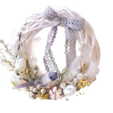 NNEOBA Rattan Wreath Ring DIY Christmas Tree Decor