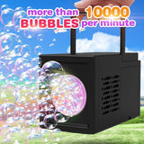 NNEOBA Handheld Bubble Blower Toy for Kids Outdoor Fun(Black)