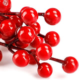 NNEOBA Christmas Red Berry Stems Wreath Decor
