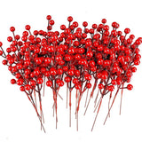 NNEOBA Christmas Red Berry Stems Wreath Decor