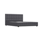 Milano Decor Eden Gas Lift Bed - Dark Grey - King-1935488863820713988