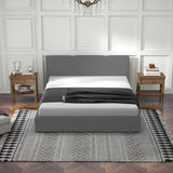 Milano Sienna Luxury Bed with Headboard (Model 2) - Grey No.28 - King Single-1929686790625693699