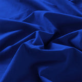 Royal Comfort Vintage Washed 100 % Cotton Sheet Set Single - Royal Blue-1935488860725317638