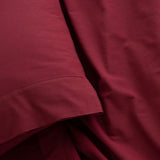 Royal Comfort Vintage Washed 100 % Cotton Sheet Set Single - Mulled Wine-1935488860876312579