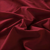Royal Comfort Vintage Washed 100 % Cotton Sheet Set Single - Mulled Wine-1935488860876312582