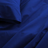 Royal Comfort Vintage Washed 100 % Cotton Sheet Set Double - Royal Blue-1927503911808274435