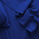 Royal Comfort Vintage Washed 100 % Cotton Sheet Set Double - Royal Blue-1927503911808274436