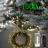 NNEOBA Cluster String Lights with Remote (1000LED)