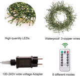 NNEOBA Cluster String Lights with Remote (1000LED)