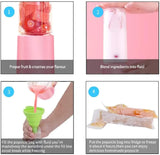 NNEOBA 100Pcs Disposable Ice Pop Mold Bags with Funnel