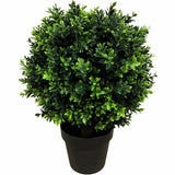 NNEDSZ UV Resistant Artificial Topiary Shrub (Hedyotis) 50cm Mixed Green