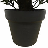 NNEDSZ UV Resistant Artificial Topiary Shrub (Hedyotis) 50cm Mixed Green