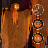 NNETM Pumpkin Hanging with Green Light & Sound