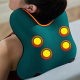 NNETM Cordless Shiatsu Back Massager with Heat - Green