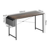 Levede Computer Desk Study Table Storage 100cm-1910112203281928194