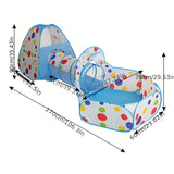 NNETM Children's Indoor Ball Pool Tunnel Tent Playhouse