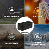 NNETM Waterproof Heavy Duty Deck Box Cover