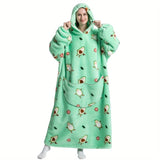 NNETM Sherpa Fleece Oversized Hoodie Blanket Sweatshirt