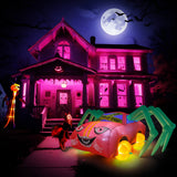 NNEOBA Giant Inflatable Spider Halloween Outdoor Decoration