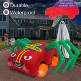 NNEOBA Giant Inflatable Spider Halloween Outdoor Decoration