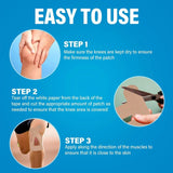NNEOBA 10PCS Waterproof & Elastic Kinesiology Knee Tape Blue