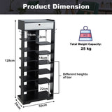 NNECW 13-tier Vertical Shoe Rack with Removable Drawer