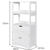 NNECW Storage Cabinet Display Shelf with Durable Material for Bathroom