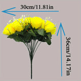 NNETM Silk Artificial Roses Bouquet for Home Decor