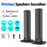 NNETM 20W 3D Home Theater Stereo Surround Wireless Speaker - Black