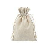 NNEOBA 10-Piece Cotton Linen Drawstring Gift Bags