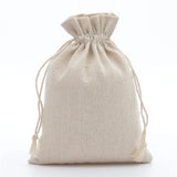 NNEOBA 10-Piece Cotton Linen Drawstring Gift Bags