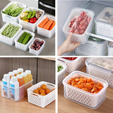 NNETM 9pcs BPA-Free Plastic Food Storage Containers Set