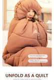 NNETM Warm Oval Sleeping Bag with Hat
