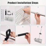 NNETM Adjustable Metal Beach Sifter Rake Tool