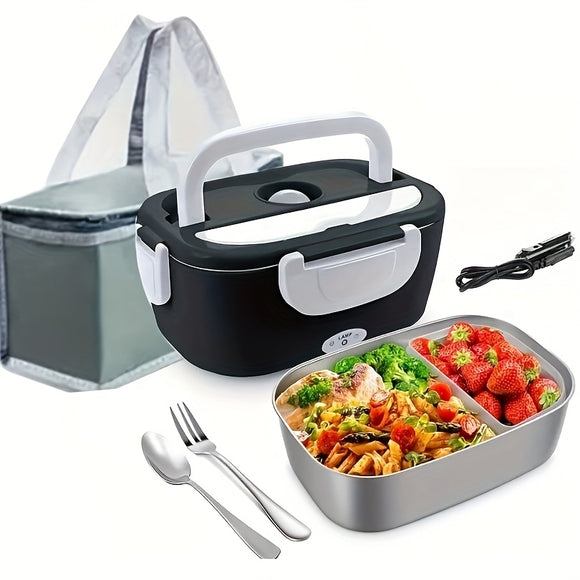 NNETM Electric Heated Rice Box Portable Food Warmer