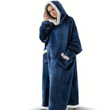 NNETM Oversized Flannel Wearable Blanket Hoodie