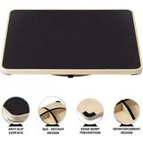 NNETM Beechwood Balance Board with Non-Slip Surface
