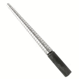 Polished Steel Ring Mandrel – US Size 1–13 Jewelry Ring Sizing Tool with Knurled Handle