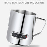 NNEOBA 600ML Stainless Steel Milk Frothing Pitcher Silver