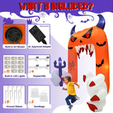 NNEOBA Halloween Inflatable Arch with LED Lights