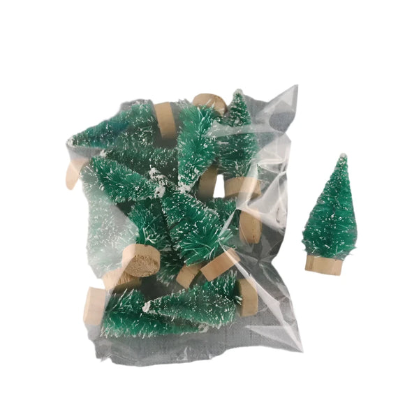 NNEOBA Mini Christmas Tree Decorations - Set of 12