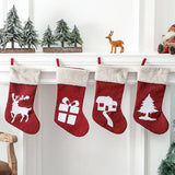 NNEOBA Christmas Stockings Reindeer Tree Holiday Decor Set (12 PCS)