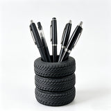 Tire-Shaped Desktop Pencil Holder