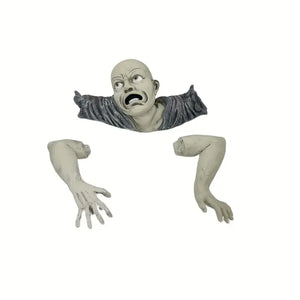 NNETM Swamp Zombie Figurine - Creepy Crawling Undead Resin Statue
