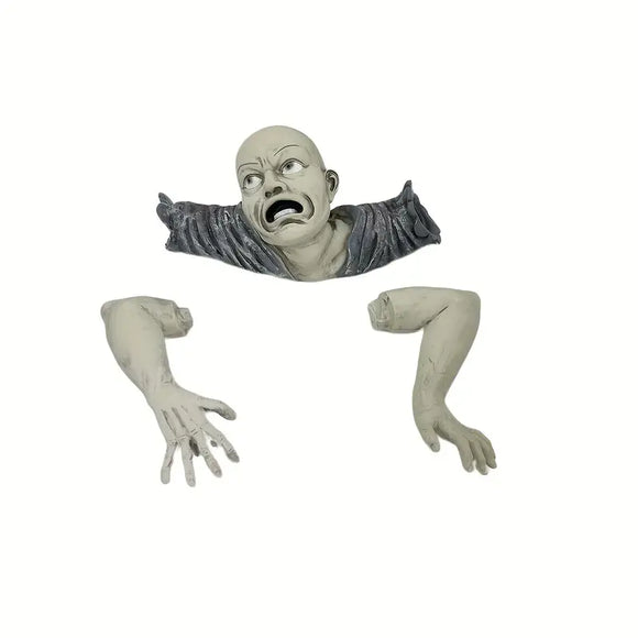 NNETM Swamp Zombie Figurine - Creepy Crawling Undead Resin Statue