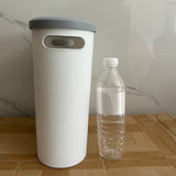 NNETM Slim Bathroom Trash Can with Lid