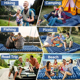 NNETM Double Self-Inflating Sleeping Pad with Pillow