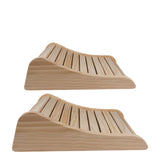 NNETM Pine Wood Sauna Headrest Ergonomic Spa Pillow Set