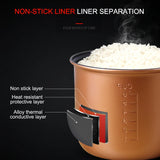NNEOBA 12V/24V Mini Car Rice Cooker 1.6L Portable Grey
