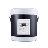 NNEOBA 12V/24V Mini Car Rice Cooker 1.6L Portable Grey
